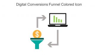 Digital Conversions Funnel Colored Icon In Powerpoint Pptx Png And Editable Eps Format