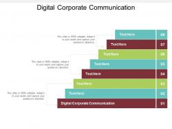 Digital corporate communication ppt powerpoint presentation microsoft cpb