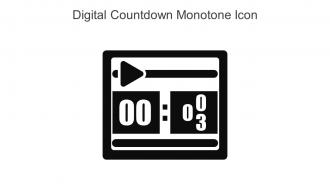 Digital Countdown Monotone Icon In Powerpoint Pptx Png And Editable Eps Format