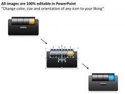 Digital counter powerpoint template slide