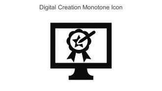 Digital Creation Monotone Icon In Powerpoint Pptx Png And Editable Eps Format