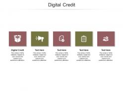 Digital credit ppt powerpoint presentation layouts summary cpb