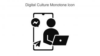 Digital Culture Monotone Icon In Powerpoint Pptx Png And Editable Eps Format