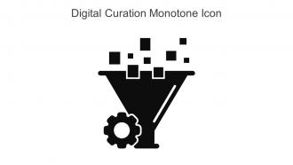 Digital Curation Monotone Icon In Powerpoint Pptx Png And Editable Eps Format