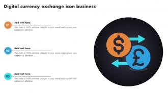 Digital Currency Exchange Icon Business
