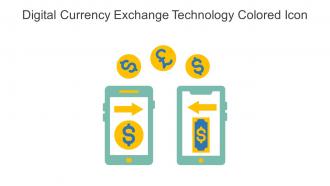 Digital Currency Exchange Technology Colored Icon In Powerpoint Pptx Png And Editable Eps Format