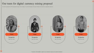 Digital Currency Mining Proposal Powerpoint Presentation Slides Professional Multipurpose