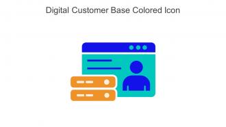 Digital Customer Base Colored Icon In Powerpoint Pptx Png And Editable Eps Format