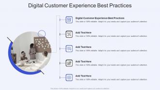 Digital Customer Experience Best Practices In Powerpoint And Google Slides Cpb