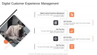 Digital Customer Experience Management In Powerpoint And Google Slides Cpb
