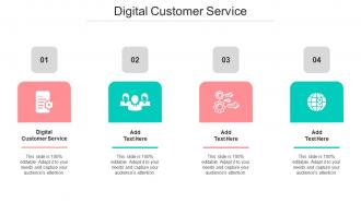 Digital Customer Service Ppt Powerpoint Presentation Slides Elements Cpb