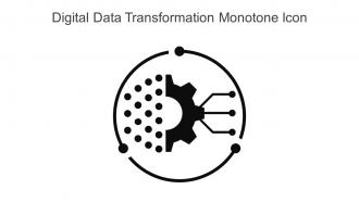 Digital Data Transformation Monotone Icon In Powerpoint Pptx Png And Editable Eps Format
