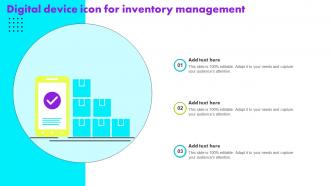 Digital Device Icon For Inventory Management
