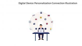 Digital Device Personalization Connection Illustration