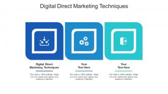 Digital direct marketing techniques ppt powerpoint presentation inspiration slide download cpb