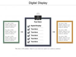 Digital display ppt powerpoint presentation file templates cpb