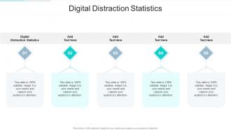 Digital Distraction Statistics In Powerpoint And Google Slides Cpb