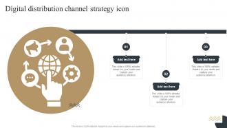 Digital Distribution Channel Strategy Icon