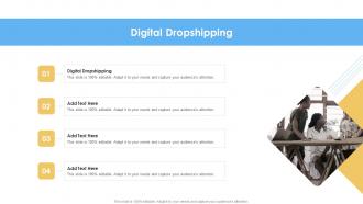 Digital Dropshipping In Powerpoint And Google Slides Cpb
