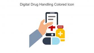 Digital Drug Handling Colored Icon In Powerpoint Pptx Png And Editable Eps Format