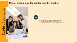 Digital Email Plan Adoption For Brand Promotion Powerpoint Presentation Slides Informative Best
