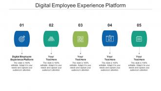 Digital employee experience platform ppt powerpoint presentation pictures example topics cpb