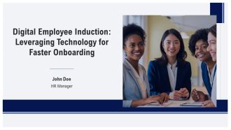 Digital Employee Induction Leveraging Technology For Faster Onboarding PPT Guidelines AT