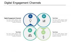 Digital engagement channels ppt powerpoint presentation portfolio example cpb