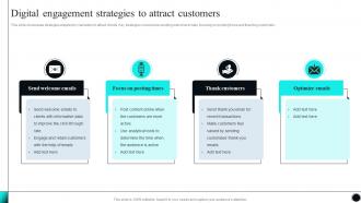 Digital Engagement Strategies To Attract Customers
