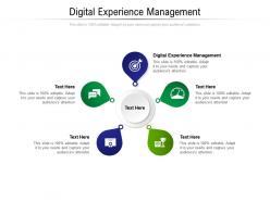 Digital experience management ppt powerpoint presentation ideas information cpb