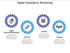 Digital experience monitoring ppt powerpoint presentation graphics cpb