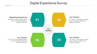 Digital experience survey ppt powerpoint presentation file design ideas cpb
