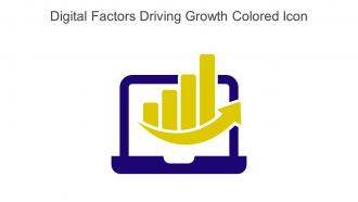 Digital Factors Driving Growth Colored Icon In Powerpoint Pptx Png And Editable Eps Format