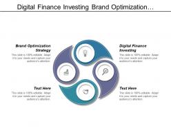 Digital finance investing brand optimization strategy data analytics process cpb