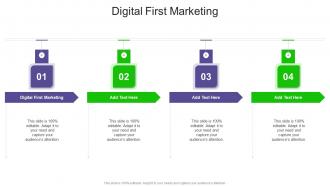 Digital First Marketing In Powerpoint And Google Slides Cpb