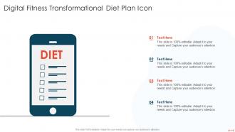 Digital Fitness Transformational Diet Plan Icon