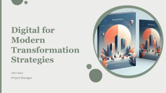 Digital For Modern Transformation Strategies PPT Structure AT
