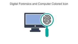 Digital Forensics And Computer Colored Icon In Powerpoint Pptx Png And Editable Eps Format