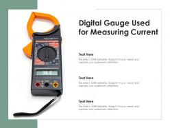 Digital gauge used for measuring current