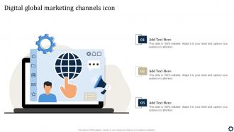 Digital Global Marketing Channels Icon
