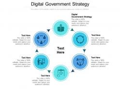 Digital government strategy ppt powerpoint presentation professional slides cpb