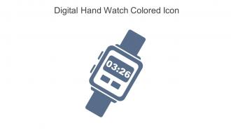 Digital Hand Watch Colored Icon In Powerpoint Pptx Png And Editable Eps Format