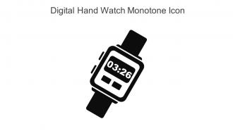 Digital Hand Watch Monotone Icon In Powerpoint Pptx Png And Editable Eps Format