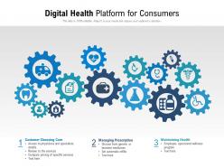 Digital health platform for consumers