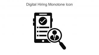 Digital Hiring Monotone Icon In Powerpoint Pptx Png And Editable Eps Format