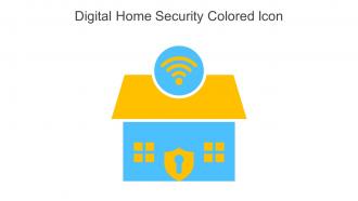Digital Home Security Colored Icon In Powerpoint Pptx Png And Editable Eps Format