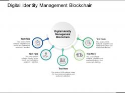 Digital identity management blockchain ppt powerpoint presentation outline rules cpb