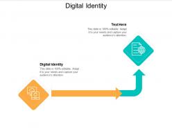 Digital identity ppt powerpoint presentation portfolio model cpb