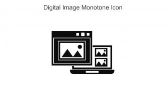 Digital Image Monotone Icon In Powerpoint Pptx Png And Editable Eps Format