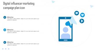 Digital Influencer Marketing Campaign Plan Icon